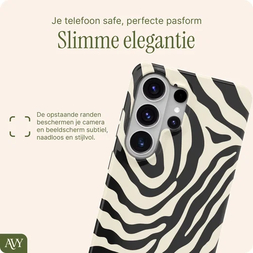 AVY Samsung Galaxy S26 Ultra MagSafe Hoesje met Koord (130CM) Serengeti Zebra afbeelding 5