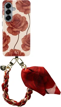 AVY Samsung Galaxy S26 MagSafe Hoesje met Koord (32CM) Botanique Roses