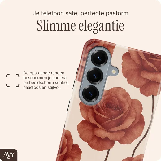 AVY Samsung Galaxy S26 MagSafe Hoesje met Koord (120CM) Botanique Roses afbeelding 4