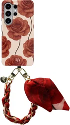 AVY Samsung Galaxy S26 Ultra MagSafe Hoesje met Koord (32CM) Botanique Roses afbeelding