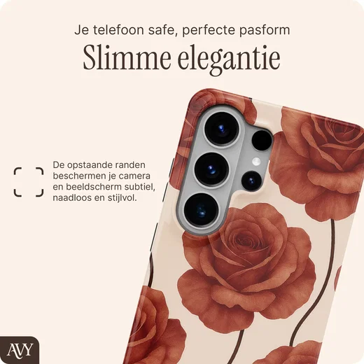 AVY Samsung Galaxy S26 Ultra MagSafe Hoesje met Koord (120CM) Botanique Roses afbeelding 4