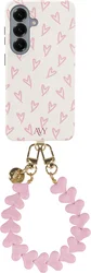 AVY Samsung Galaxy S26 MagSafe Hoesje met Koord (30CM) Cupid Hearts afbeelding