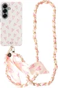 AVY Samsung Galaxy S26 MagSafe Hoesje met Koord (120CM) Cupid Blush