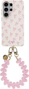 AVY Samsung Galaxy S26 Plus MagSafe Hoesje met Koord (30CM) Cupid Hearts