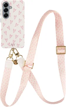 AVY Samsung Galaxy S26 Plus MagSafe Hoesje met Koord (130CM) Cupid Blush