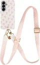 AVY Samsung Galaxy S26 Plus MagSafe Hoesje met Koord (130CM) Cupid Blush