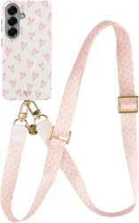 AVY Samsung Galaxy S26 Plus MagSafe Hoesje met Koord (130CM) Cupid Blush afbeelding