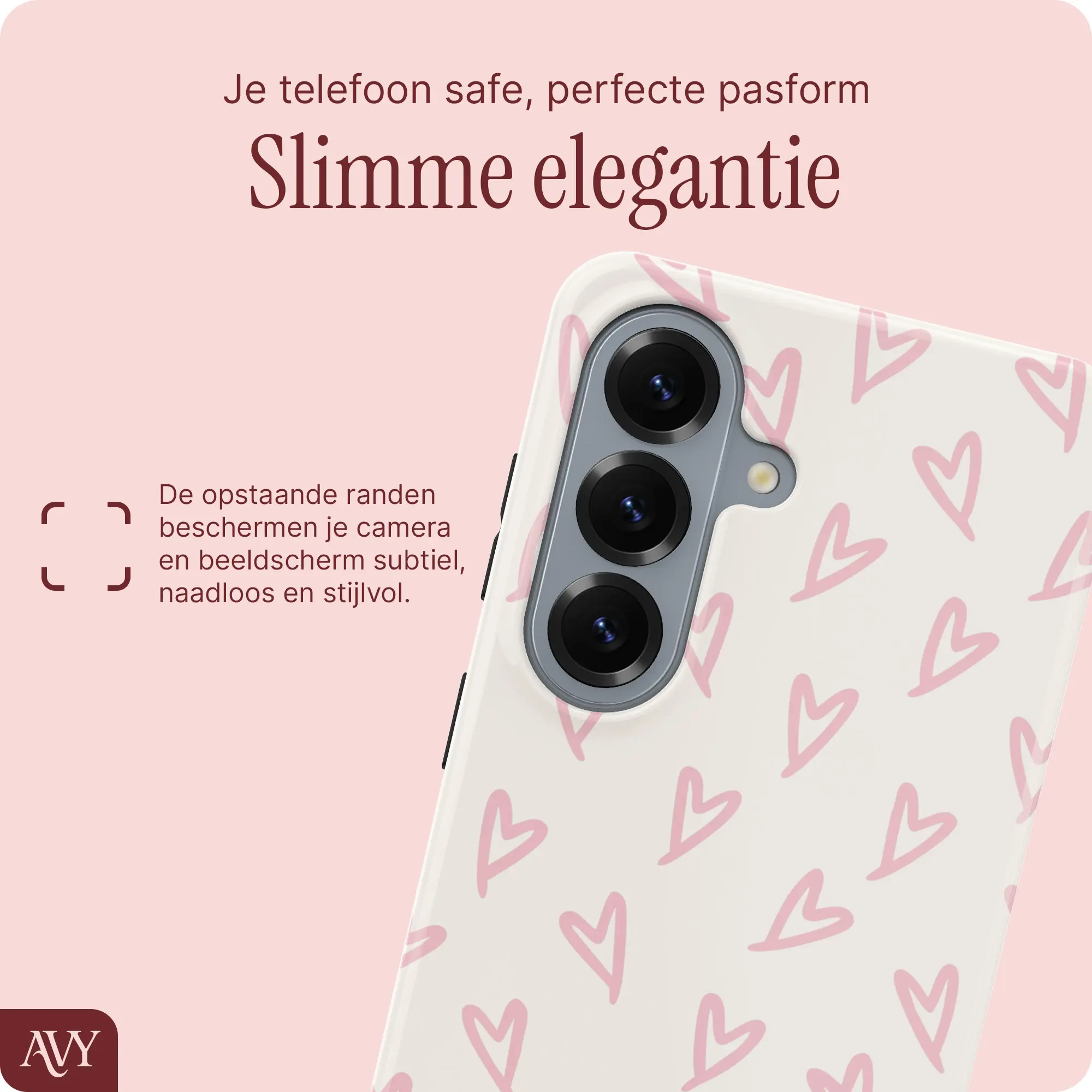 AVY Samsung Galaxy S26 Plus MagSafe Hoesje met Koord (120CM) Cupid Blush afbeelding 4