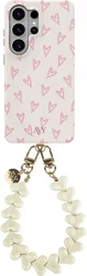 AVY Samsung Galaxy S26 Ultra MagSafe Hoesje met Koord (30CM) Lovely Hearts afbeelding