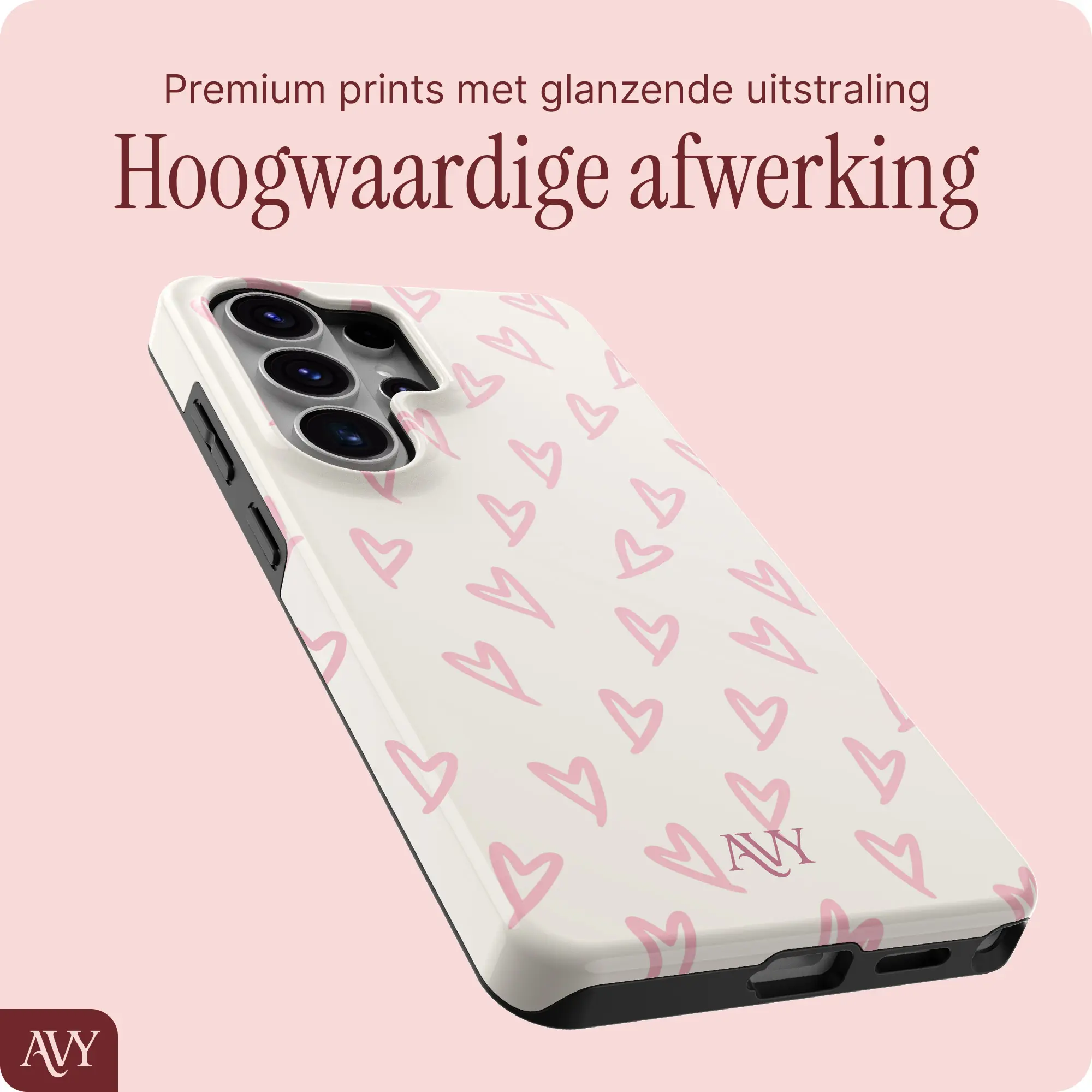 AVY Samsung Galaxy S26 Ultra MagSafe Hoesje met Koord (120CM) Cupid Blush afbeelding 6