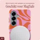 AVY Samsung Galaxy S26 MagSafe Hoesje met Koord (30CM) Rosé Hearts afbeelding 7