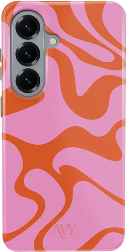 AVY Samsung Galaxy S26 MagSafe Hoesje met Koord (30CM) Rosé Hearts afbeelding 9