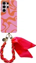 AVY Samsung Galaxy S26 Ultra MagSafe Hoesje met Koord (32CM) Rosé Twist