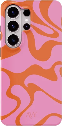 AVY Samsung Galaxy S26 Ultra MagSafe Hoesje met Koord (30CM) Rosé Hearts afbeelding 11