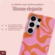 AVY Samsung Galaxy S26 Ultra MagSafe Hoesje met Koord (30CM) Rosé Hearts afbeelding 5
