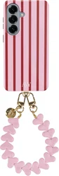 AVY Samsung Galaxy S26 Plus MagSafe Hoesje met Koord (30CM) Linea Hearts afbeelding