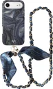 AVY Apple iPhone Air MagSafe Hoesje met Koord (120CM) Obscura Blue