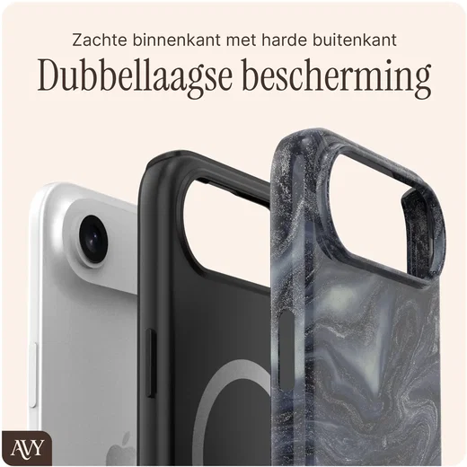 AVY Apple iPhone Air MagSafe Hoesje met Koord (120CM) Obscura Blue afbeelding 6