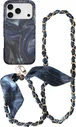 AVY Apple iPhone 17 Pro MagSafe Hoesje met Koord (120CM) Obscura Blue