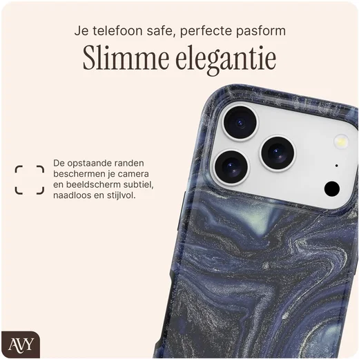 AVY Apple iPhone 17 Pro Max MagSafe Hoesje met Koord (120CM) Obscura Blue afbeelding 5