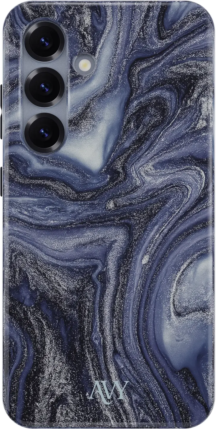 AVY Samsung Galaxy S25 MagSafe Hoesje met Koord (120CM) Obscura Blue afbeelding 12