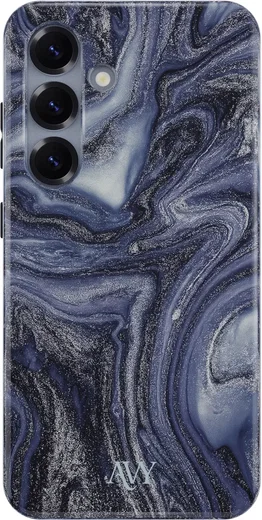 AVY Samsung Galaxy S25 MagSafe Hoesje met Koord (120CM) Obscura Blue afbeelding 12