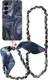 AVY Samsung Galaxy S25 Plus MagSafe Hoesje met Koord (120CM) Obscura Blue afbeelding 1