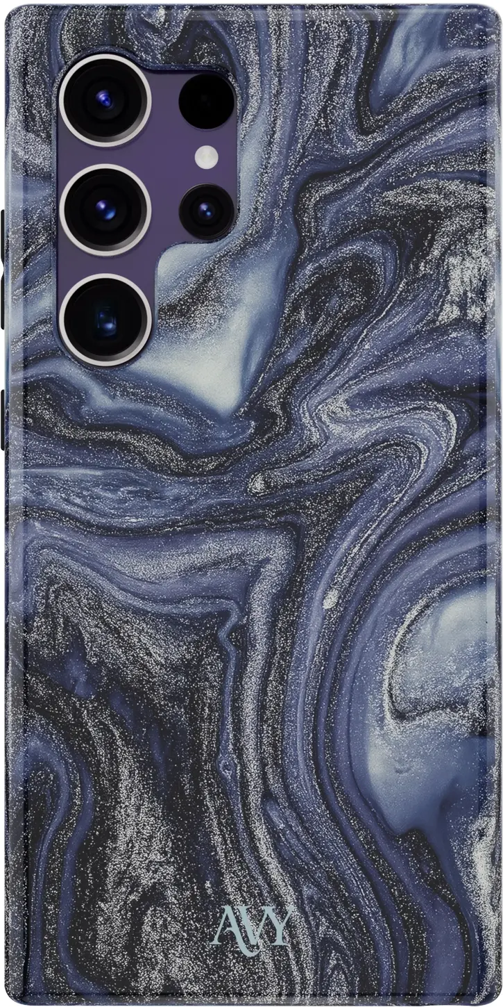 AVY Samsung Galaxy S24 Ultra MagSafe Hoesje met Koord (120CM) Obscura Blue afbeelding 12