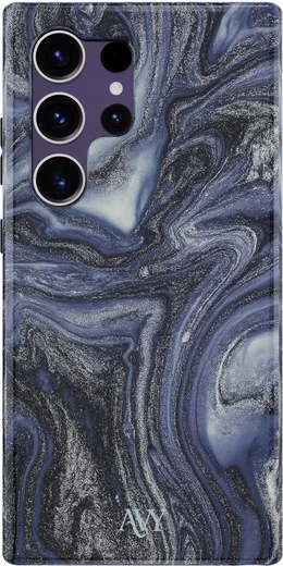 AVY Samsung Galaxy S24 Ultra MagSafe Hoesje met Koord (120CM) Obscura Blue afbeelding 12