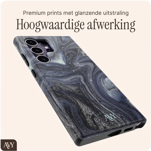 AVY Samsung Galaxy S24 Ultra MagSafe Hoesje met Koord (120CM) Obscura Blue afbeelding 6