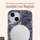 AVY Apple iPhone 15 MagSafe Hoesje met Koord (120CM) Obscura Blue afbeelding 8