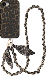 AVY Apple iPhone 17e / 16e MagSafe Hoesje met Koord (120CM) Panthera Chic afbeelding