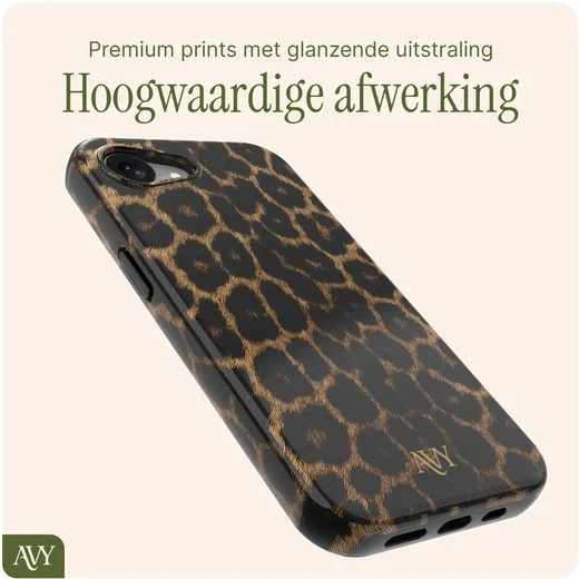AVY Apple iPhone 17e / 16e MagSafe Hoesje met Koord (120CM) Panthera Chic afbeelding 9