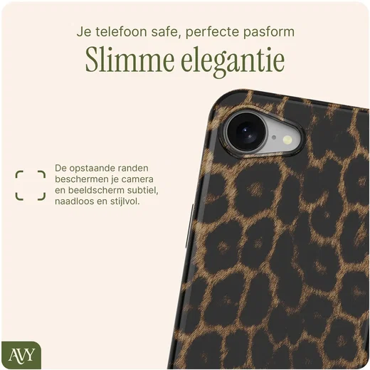 AVY Apple iPhone 17e / 16e MagSafe Hoesje met Koord (120CM) Panthera Chic afbeelding 6