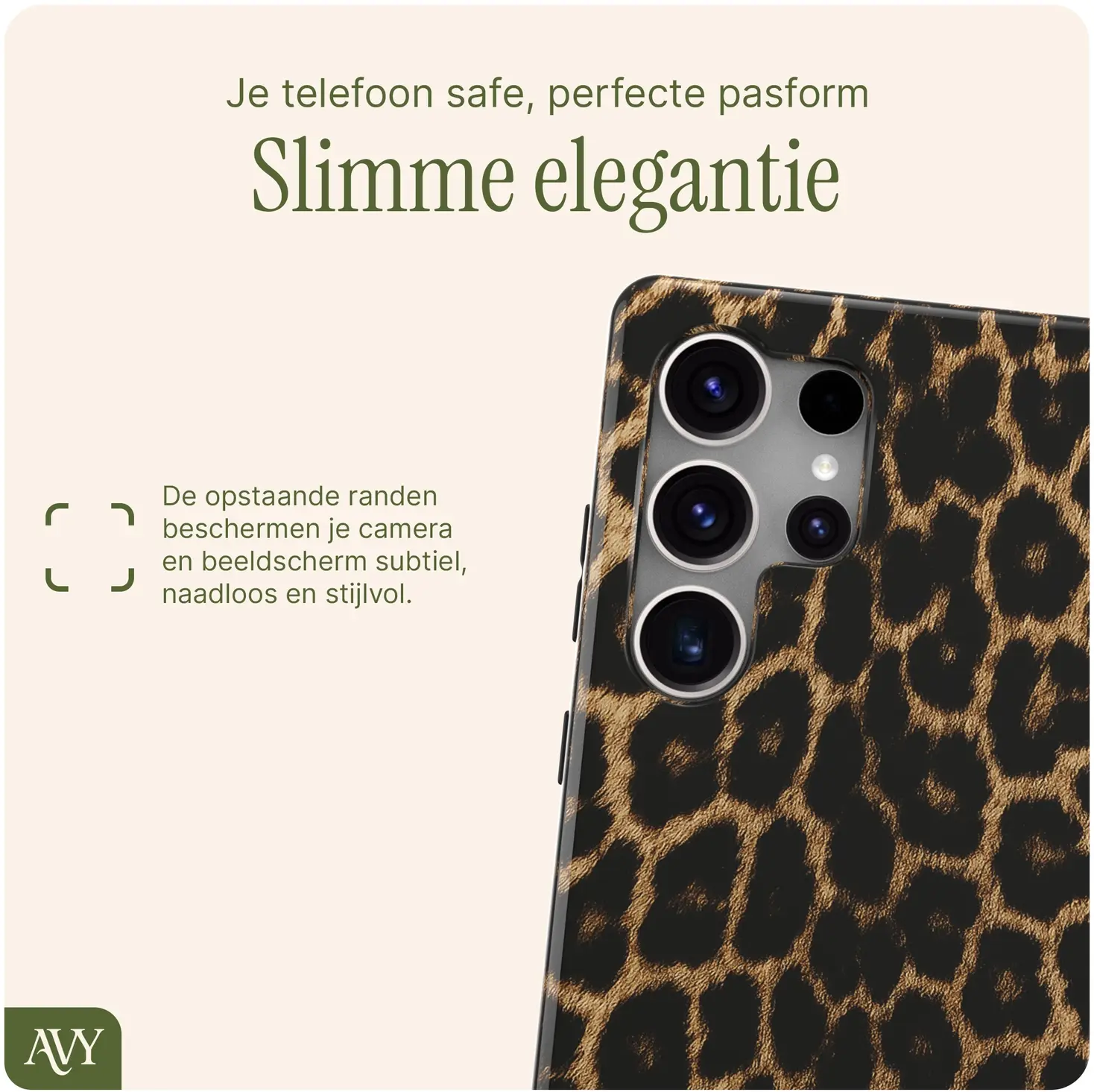 AVY Samsung Galaxy S25 Ultra MagSafe Hoesje met Koord (120CM) Panthera Chic afbeelding 5