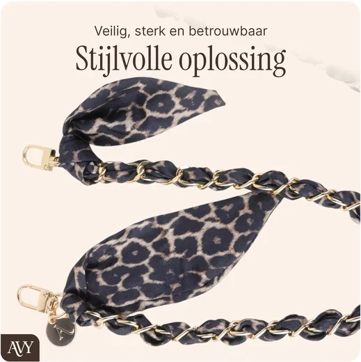 AVY Apple iPhone 16 MagSafe Hoesje met Koord (120CM) Panthera Chic afbeelding 10