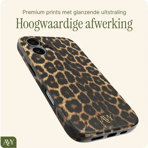 AVY Apple iPhone 16 MagSafe Hoesje met Koord (120CM) Panthera Chic afbeelding 8
