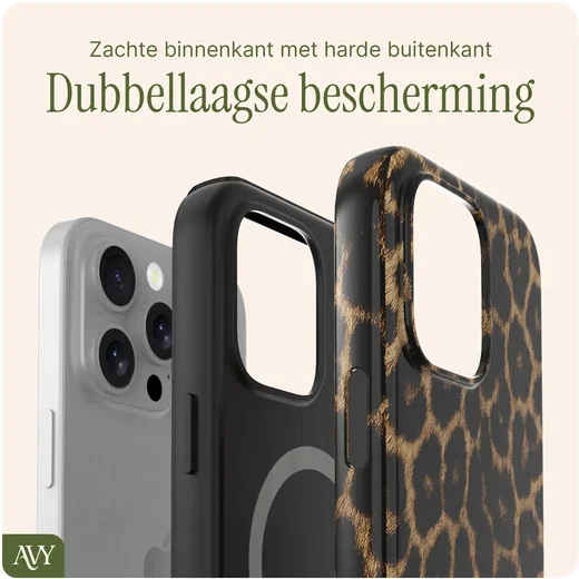 AVY Apple iPhone 16 Pro MagSafe Hoesje met Koord (120CM) Panthera Chic afbeelding 7