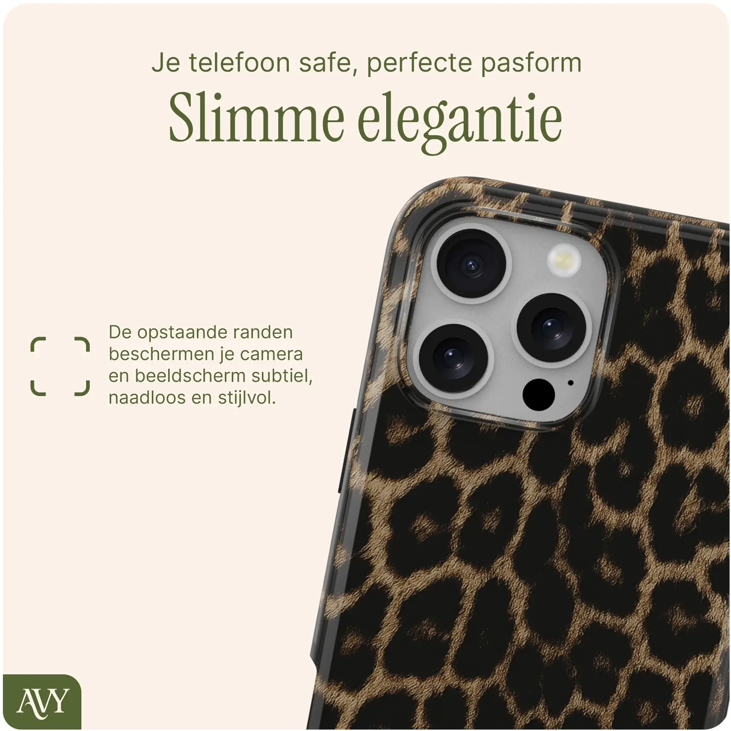 AVY Apple iPhone 16 Pro MagSafe Hoesje met Koord (120CM) Panthera Chic afbeelding 6