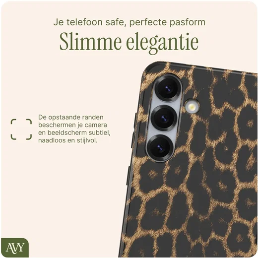 AVY Samsung Galaxy S24 MagSafe Hoesje met Koord (120CM) Panthera Chic afbeelding 5