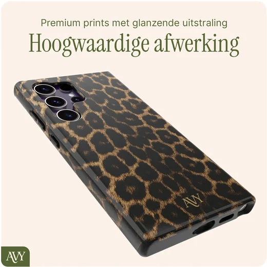 AVY Samsung Galaxy S24 Ultra MagSafe Hoesje met Koord (120CM) Panthera Chic afbeelding 7