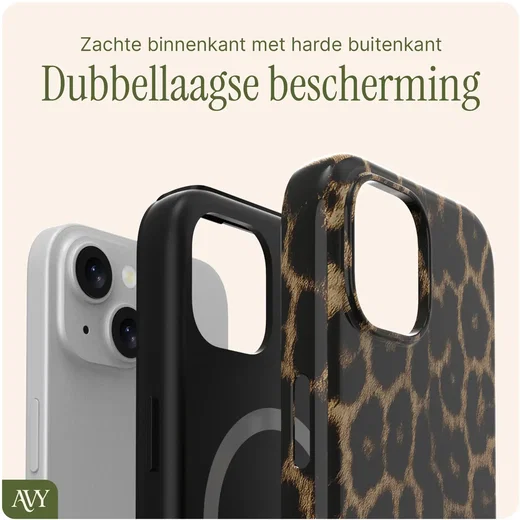 AVY Apple iPhone 15 MagSafe Hoesje met Koord (120CM) Panthera Chic afbeelding 7