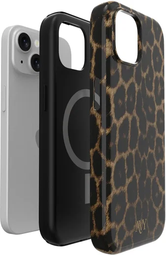 AVY Apple iPhone 15 MagSafe Hoesje met Koord (120CM) Panthera Chic afbeelding 17