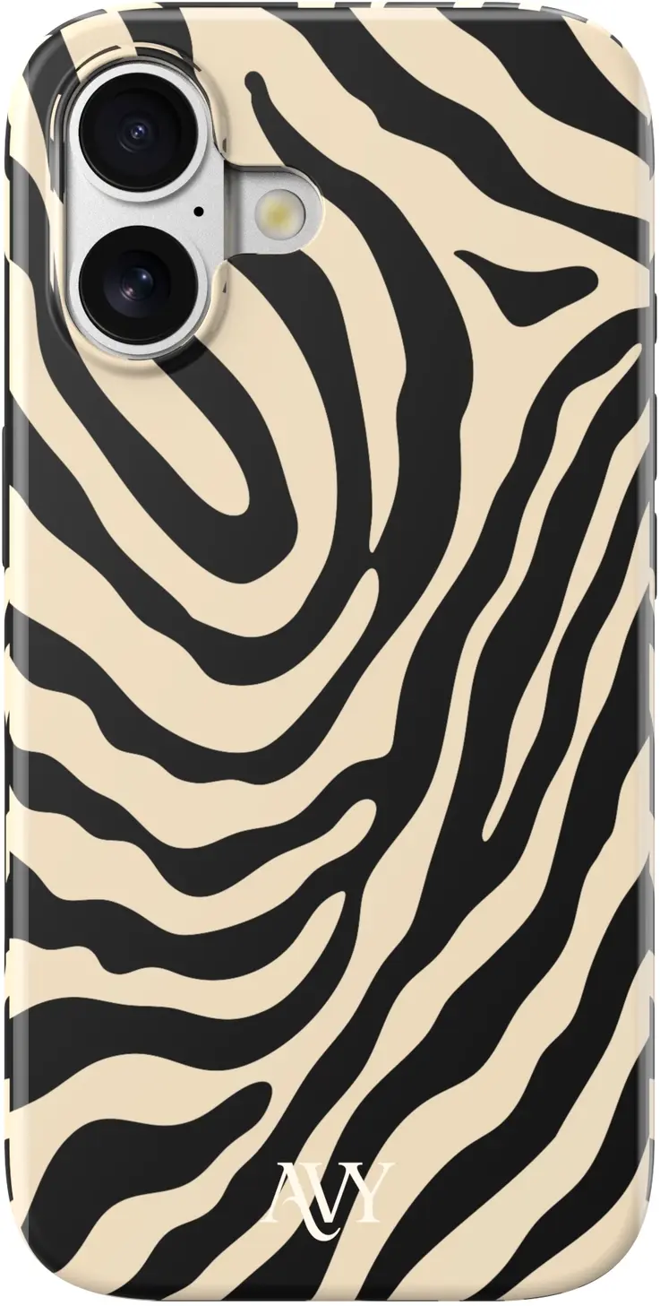 AVY Apple iPhone 17 MagSafe Hoesje met Koord (120CM) Serengeti Zebra afbeelding 11