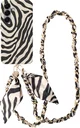 AVY Samsung Galaxy S25 MagSafe Hoesje met Koord (120CM) Serengeti Zebra