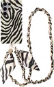 AVY Samsung Galaxy S25 Ultra MagSafe Hoesje met Koord (120CM) Serengeti Zebra