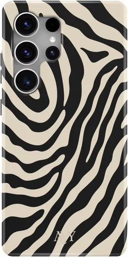 AVY Samsung Galaxy S25 Ultra MagSafe Hoesje met Koord (120CM) Serengeti Zebra afbeelding 10