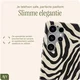 AVY Samsung Galaxy S25 Ultra MagSafe Hoesje met Koord (120CM) Serengeti Zebra afbeelding 4