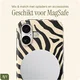 AVY Apple iPhone 16 MagSafe Hoesje met Koord (120CM) Serengeti Zebra afbeelding 7