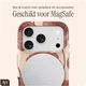AVY Apple iPhone 17 Pro Max MagSafe Hoesje met Koord (120CM) Botanique Roses afbeelding 8